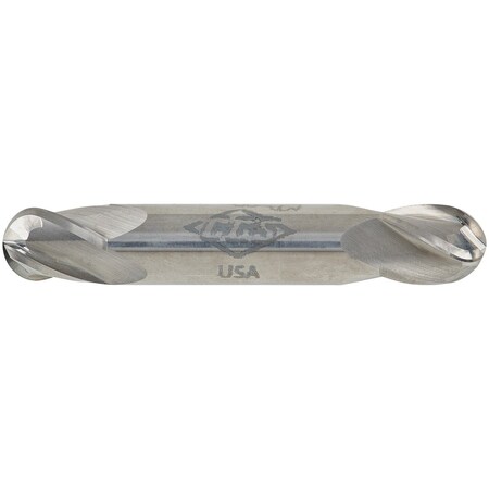 Cgs Tool 4 Flute Dem Ball End Stub Length 3/16"Dia 3/16"Shank 3/8"Loc 2"Oal 442-1875